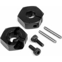 Hot Bodies Cyclone D4 Rear Hex Wheel Hub Set, Clamp Type (2)