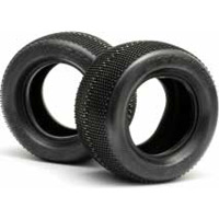 Hot Bodies Trophy Flux Truggy Racing Tires, Hard (2)