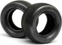 Hot Bodies Trophy Flux Truggy Racing Tires, Hard (2)