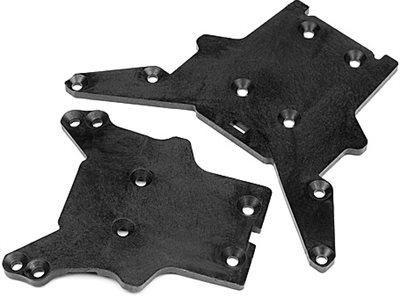 Hot Bodies Ve8 Skid Plate Set (F/R)