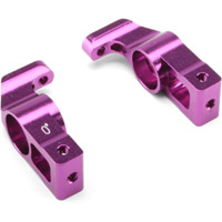 Hot Bodies Cyclone Tc 0 Degree Rear Hub Carriers, Purple Aluminum (2)