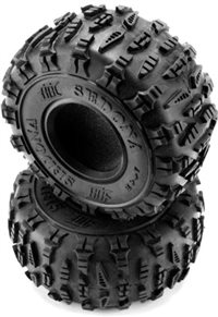 Hot Bodies Sedona 2.2 Rock Crawler Tires w/ Inserts, White Compound (2)