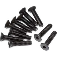 HPI Vorza/Ve8/D8 Flat Head Hex Socket Screws, 3 x 14mm (10)