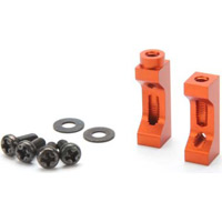HPI F10 Servo Mount Set, Orange Orange Aluminum