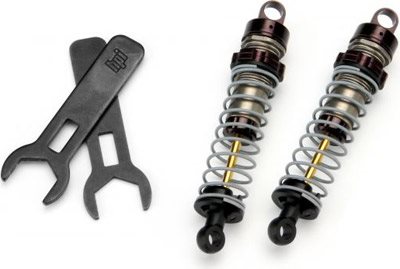 HPI Blitz Ese/Blitz Front Threaded Shock Set, Aluminum