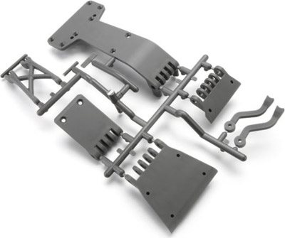 HPI Blitz Ese High Performance Skid Plate Set, Gray
