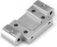 HPI Blitz Front Suspension Arm Mount-5 Deg., Silver Aluminum