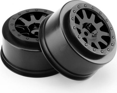 HPI Blitz Mk.10 V2 Rims-4.5mm Offset, Black (2)