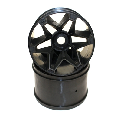 HPI Savage Flux Havok Rims, Black (2)