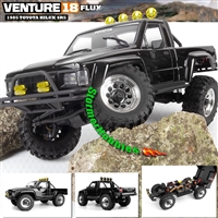 HPI Venture18 Flux RTR 4WD Brushless Toyota Hilux, black