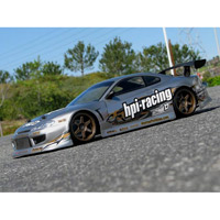 HPI Nissan Silvia Clear Sedan Body 200mm-Requires Painting