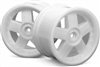 HPI GT5 Rims, White For Maxx And Savage Trucks (2)
