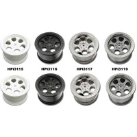 HPI Savage And Maxx 6-Spoke Rims, White (2)