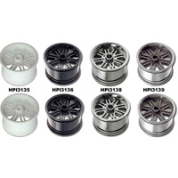 HPI Savage And Maxx 8-Spoke Rims, White (2)