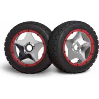 HPI Baja 5B Super Star Front Rims, Chrome (2)