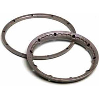 HPI Baja 5B Heavy Duty Beadlock Rings, Gunmetal (4 Pieces)