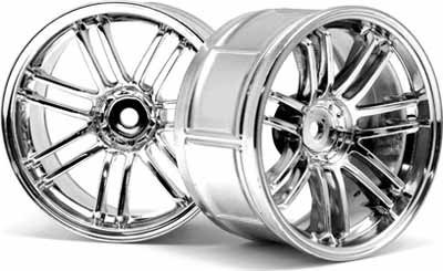 HPI Lp32 Rays Volkracing Re30 Chrome Wheel Set (2)