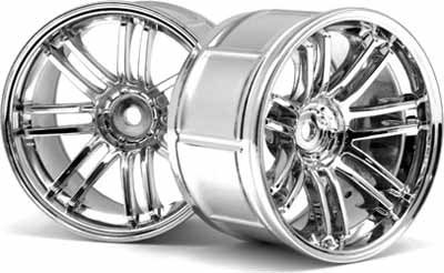 HPI Lp35 Rays Volkracing Re30 Chrome Wheel Set (2)