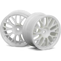 HPI Mesh Sedan Rims-26mm, White (2) (0mm Offset)