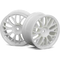HPI Mesh Sedan Rims-26mm, White (2) (0mm Offset)