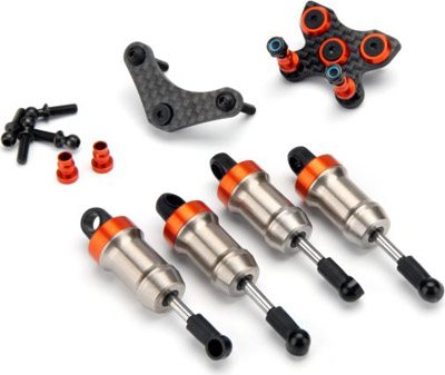 HPI Switch Shock Set, Aluminum (4) 