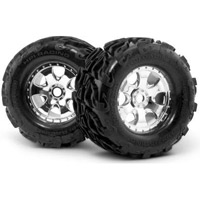 HPI Pitch Forks Tires For Savage / Maxx Wheels (2)