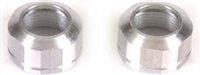 HPI R40 Shock Cap-Silver, Grooved (12 x .8mm)