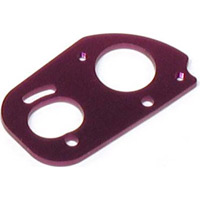 HPI Micro RS4 Motor Plate, Purple Aluminum