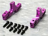 HPI Pro 3 Front Bulkheads, Purple Aluminum