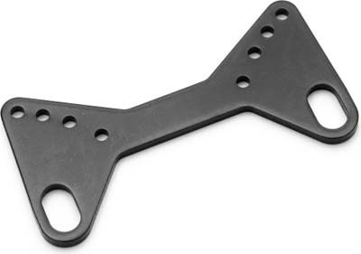 HPI R40 Front Shock Plate A, 3mm Black