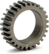 HPI R40 Threaded Pinion Gear 28 Tooth-Aluminum, 2nd Gear