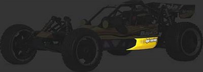 HPI Baja 5B Painted Side Body Set, Yellow (1 Pair)