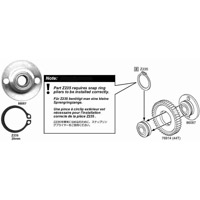 HPI Savage 21 Clutch Gear Holder With 1-Way, Silver