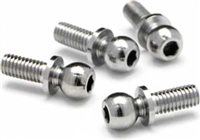 HPI Sprint 2 Flux 4-40 Hex Socket Balls-4.3 x 11.5mm, Silver (4)