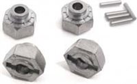 HPI Firestorm Hex Wheel Hubs-12mm, Silver (4)