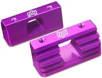 HPI Hellfire Billet Engine Mounts, Purple Anodized