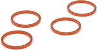 HPI Cup Racer Diff Outdrive Rings, Orange Aluminum (4)