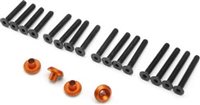 HPI Cup Racer Washers, Orange Aluminum (4) With Screws (16)