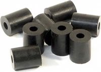 HPI Savage XL Octane Rubber Tubes- Black, 3 x 8 x 10mm (8)