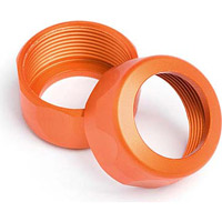HPI Baja 5B/Baja 5T Shock Caps, Orange Aluminum (2)