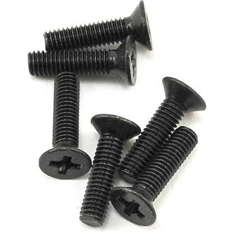 HPI E-Savage/Nitro R40 Flathead Screws, 3 x 12mm (6)