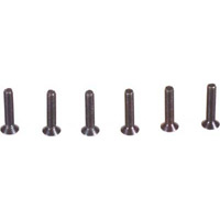 HPI Flat Head Screws, 3 x 15mm (6) 