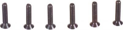 HPI Flat Head Screws, 3 x 15mm (6) 