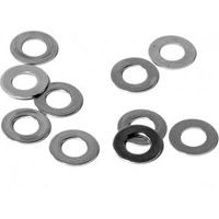 HPI Blitz Ese/Firestorm Washers, Silver-5 x 10 x 0.5mm (10)