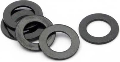 HPI Washers-Black, 7 x 12 x .8mm (6)