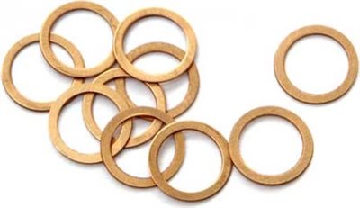 HPI Cyclone TCX/Nitro R40 Washers- Copper, 4 x 6 x .2mm (10)