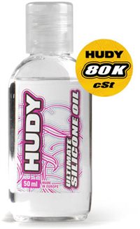 Hudy 80000 Cst Ultimate Silicone Oil 50ml Bottle