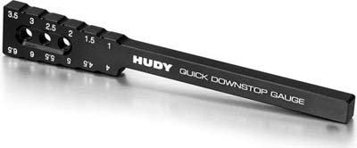 Hudy Quick Downstop Gauge Tool For 1/12 To 1/8 On-Road Cars