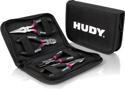Hudy Micro Rc Plier Set With Carry Bag