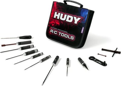 Hudy Nitro Touring Car Tool Set With Carrying Bag